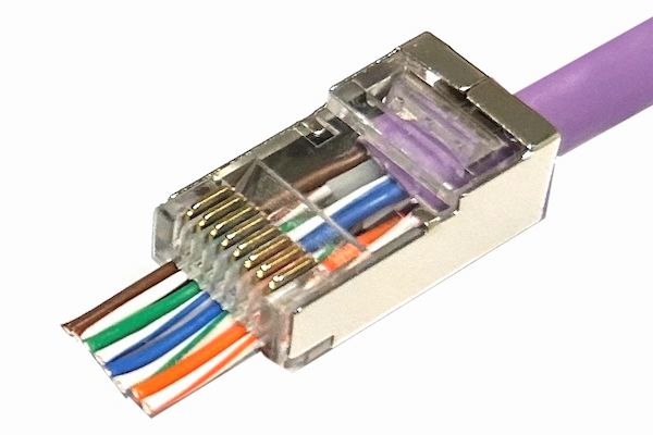 Image of Microconnect KON506-50EZ wire connector RJ45 Silver