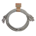 Cablenet 1m Cat6a RJ45 Grey S/FTP LSOH 26AWG Snagless Booted Patch Lead (PK 10)