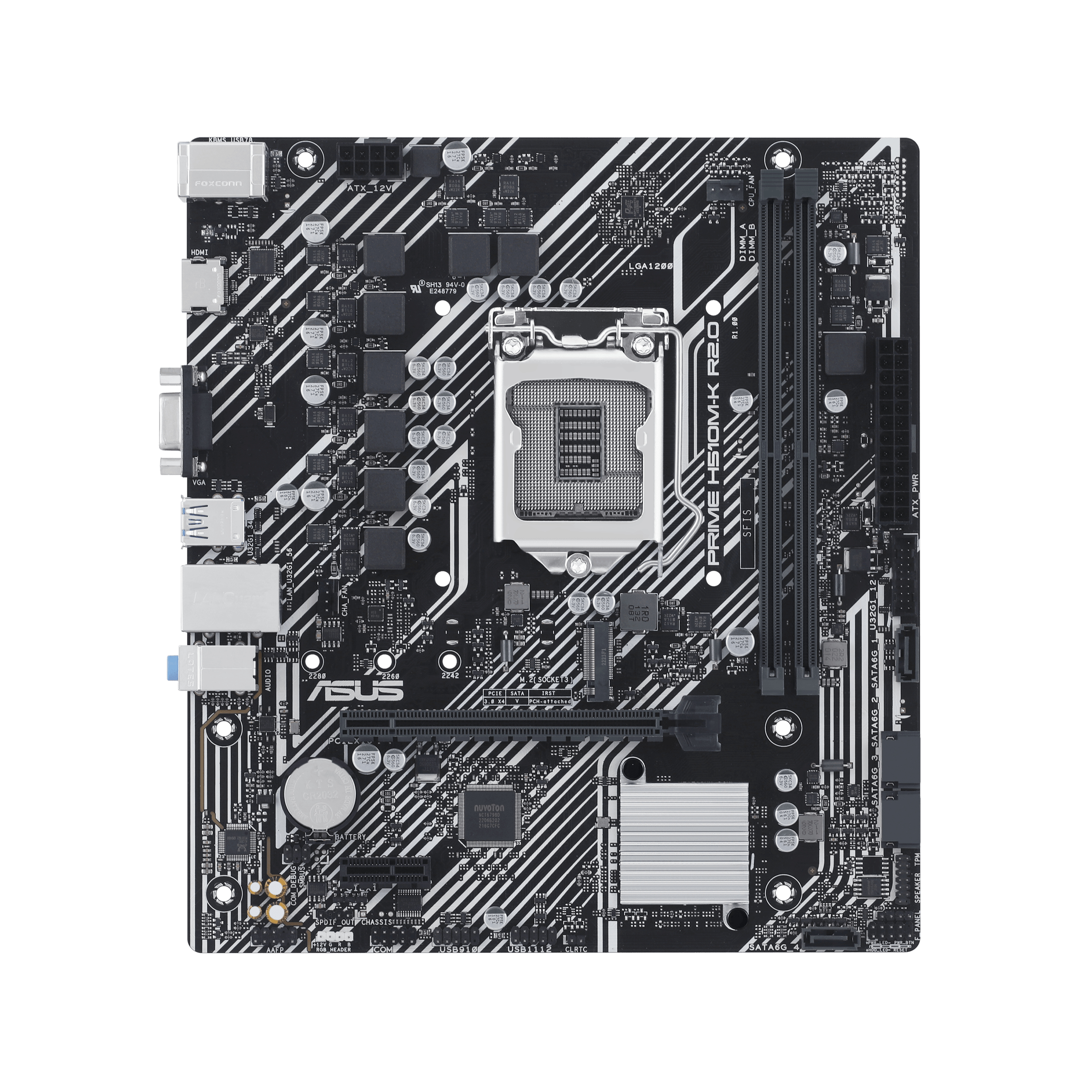 Image of ASUS PRIME H510M-K R2.0 Intel H470 LGA 1200 (Socket H5) micro ATX
