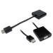 Cables Direct HDHSV-HDMI video cable adapter HDMI Type A (Standard) VGA (D-Sub) + 3.5mm Black