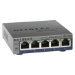 Netgear GS105PE No administrado L2 Gigabit Ethernet (10/100/1000) Energía sobre Ethernet (PoE) Gris