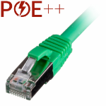 Cablenet 2m Cat6a RJ45 Green S/FTP LSOH 26AWG Snagless Booted Patch Lead