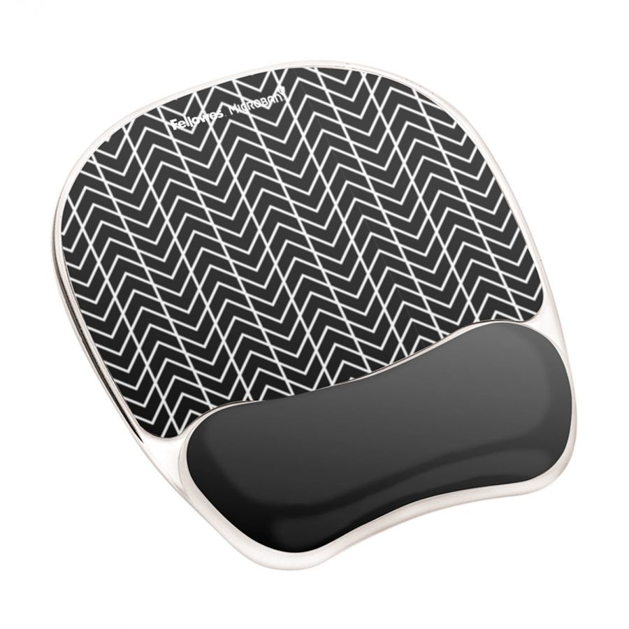 Image of Fellowes Mouse Mat Wrist Support - Photo Gel Mouse Pad with Non...