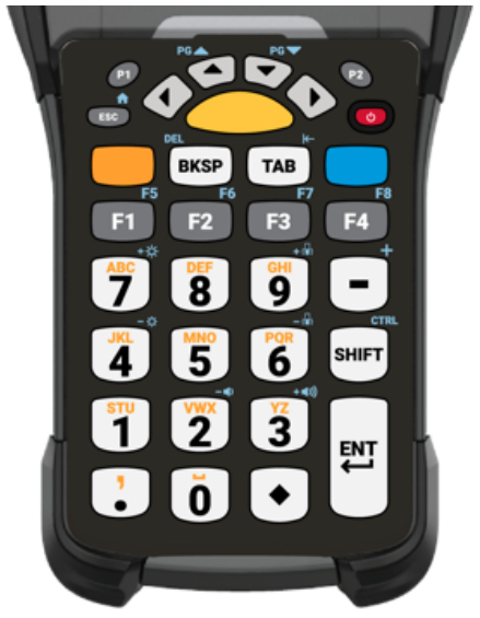 Zebra KYPD-MC9329NMR-01 tangentbord för mobila enheter Svart, Vit Alfanumerisk Engelsk