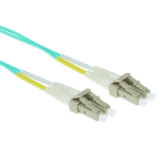 ACT 27 meter LSZH Multimode 50/125 OM3 glasvezel patchkabel duplex met LC connectoren