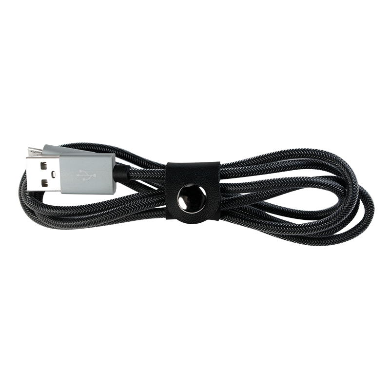 Image of LogiLink CU0134 USB cable 2 m USB 2.0 USB A Micro-USB B Black, Grey