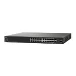 Cisco Small Business SG350X-24P Managed L2/L3 Gigabit Ethernet (10/100/1000) Power over Ethernet (PoE) 1U Black