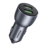 Ugreen EU Product - 2x UBB-A Car charger QC 3.0  36W - Gray
