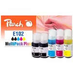 Peach 321329 inktcartridge 5 stuk(s) Compatibel Normaal rendement Zwart, Cyaan, Magenta, Geel