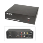 Lindy HDMI to CVBS/S-Video & Stereo Audio Converter network media converter