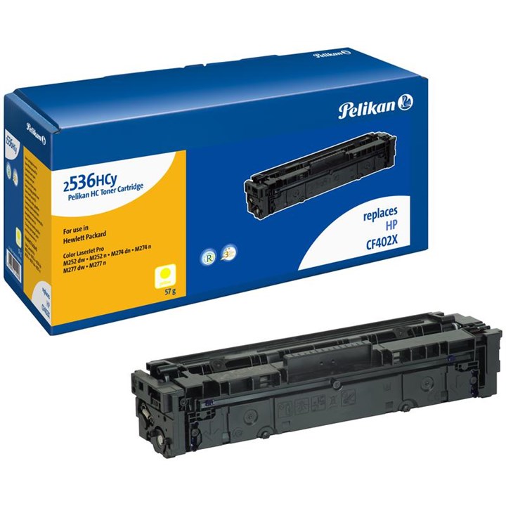 Image of Pelikan Laser Toner For HP 201X Yellow (CF402X)