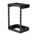 StarTech.com 15U 19" Wall Mount Network Rack - Adjustable Depth 12-20" 2 Post Open Frame Server Room Rack for AV/Data/ IT Communication/Computer Equipment/Switch w/Cage Nuts & Screws