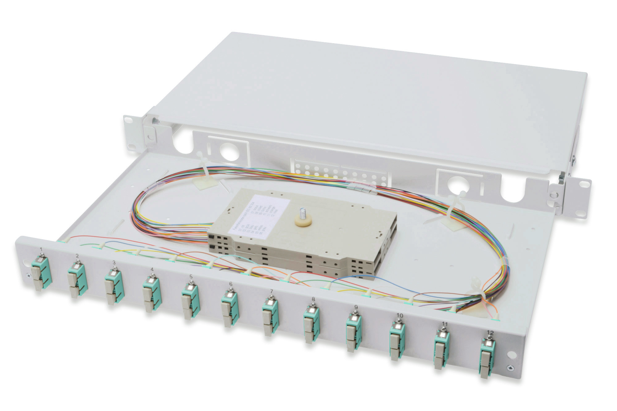 Digitus Fiber Optic Splice Box, Equipped, SC, OM3