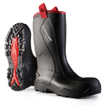 DUNLOP Purofort+Rugged Full Safety Rigger Boot Black 08