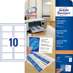 Avery C32010-25 business card Laser/Inkjet Cardboard White