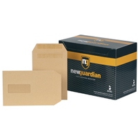 Image of New Guardian Pocket Envelope C5 Self Seal Window 130gsm Manilla...