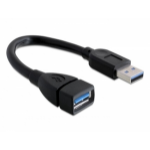 DeLOCK 82776 USB cable 0.15 m Black