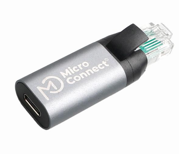 Microconnect USB C Female to RJ45 Male