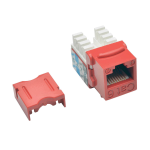 Tripp Lite N238-025-RD Cat6/Cat5e 110 Style Punch Down Keystone Jack - Red, 25-Pack, TAA