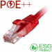 Cablenet 1m Cat6 RJ45 Red U/UTP LSOH 24AWG Snagless Booted Patch Lead (PK 100)