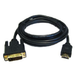 Cables Direct 2.5m HDMI/DVI-D M/M Black