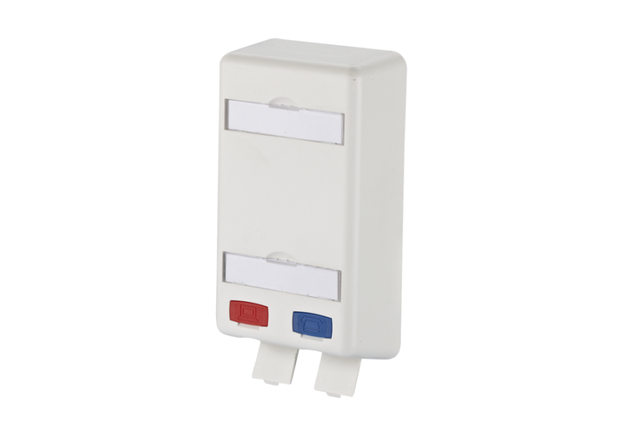 CONNECT 1309150102-E socket-outlet 2 x RJ-45 Blue, Grey, Red