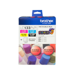 Brother LC133PVP ink cartridge 4 pc(s) Original Black, Cyan, Magenta, Yellow