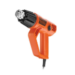 Black & Decker KX2001-QS heat gun Hot air gun 500 l/min 600 °C 2000 W Black, Orange