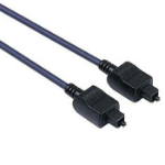 Hama Audio Optical Fibre Connecting Cable ODT Male Plug (Toslink), 3 m audio cable Black