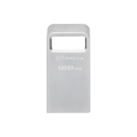 Kingston Technology DataTraveler Micro USB flash drive 128 GB USB Type-A 3.2 Gen 1 (3.1 Gen 1) Silver