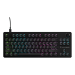 Turtle Beach Vulcan II TKL Black RGB Tenkeyless Mechanical PC Gaming Keyboard – UK Layout, Hot-Swappable Linear Switches, Per-Key RGB lighting, Volume Wheel, Sound Dampening, Anti-Ghosting