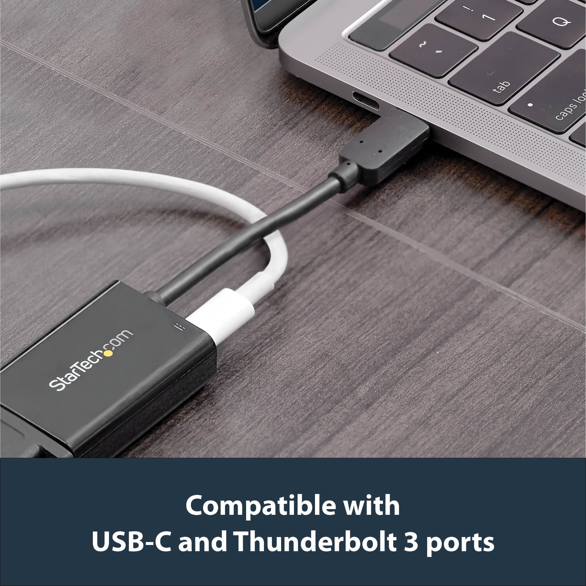 StarTech.com USB C to VGA Adapter with Power Delivery - 1080p USB Type-C to VGA Monitor Video Converter w/ Charging - 60W PD Pass-Through - Thunderbolt 3 Compatible - Black