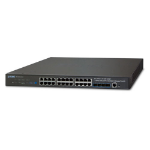 PLANET SGS-6341-24T4X network switch Managed L3 Gigabit Ethernet (10/100/1000) 1U Black