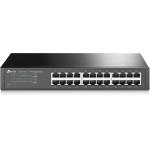TP-LINK TL-SG1024S network switch Unmanaged Gigabit Ethernet (10/100/1000) Black