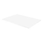 Deltaco DELO-0121 computer desk top Rectangular shape Chipboard White