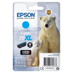 Epson C13T26324012/26XL Ink cartridge cyan high-capacity XL, 700 pages 9,7ml for Epson XP 600