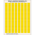 Brady LaserTab Yellow Self-adhesive printer label