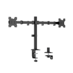 LogiLink Dual Monitor mount, 17"-32", steel, arm length: 376mm