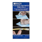 Brady PWC-PK-3 cable marker White Vinyl