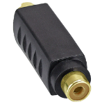 InLine S-Video Adapter active 4 Pin male / RCA female gold plated
