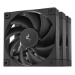 DeepCool FD12-3 IN 1 Computer case Fan 12 cm Black 3 pc(s)