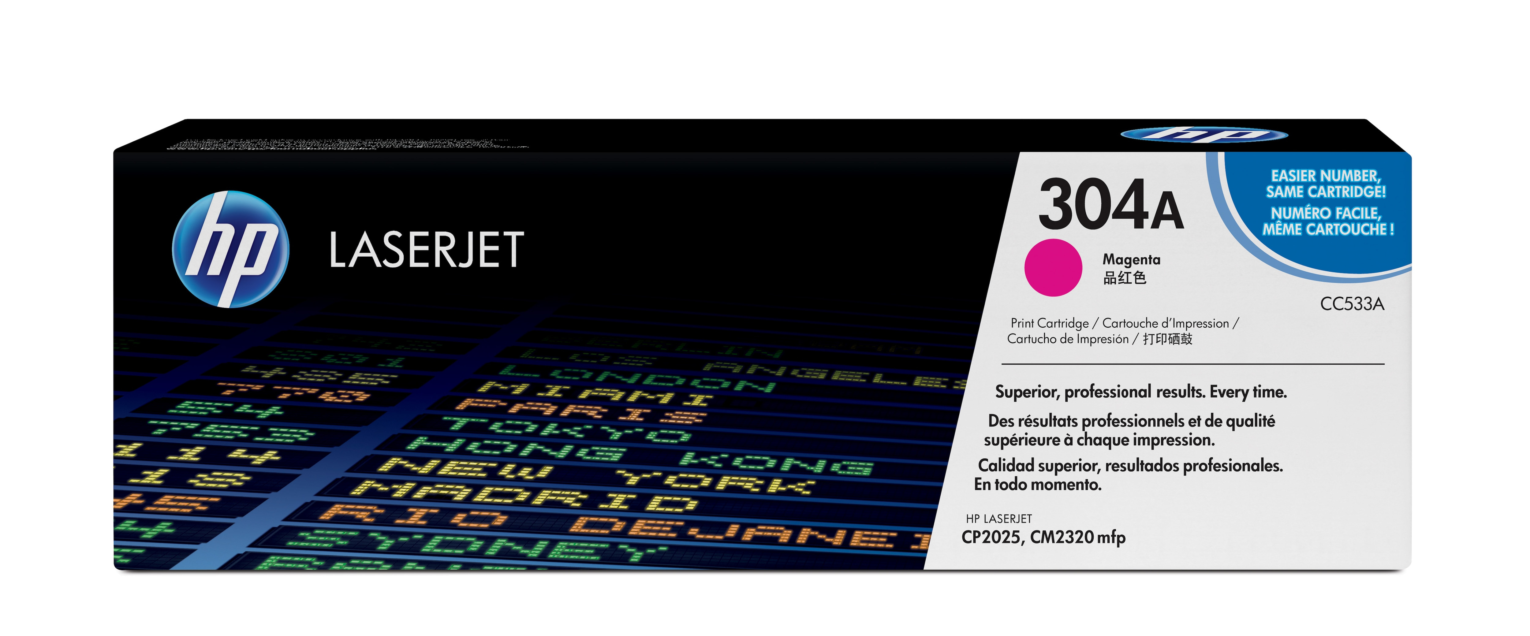 Image of HP CC533A/304A Toner cartridge magenta, 2.8K pages ISO/IEC 19798...
