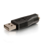 C2G USB - PS2, M/F USB A PS/2 Black