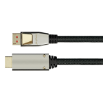 Python GC-M0218 video cable adapter 3 m DisplayPort HDMI Black