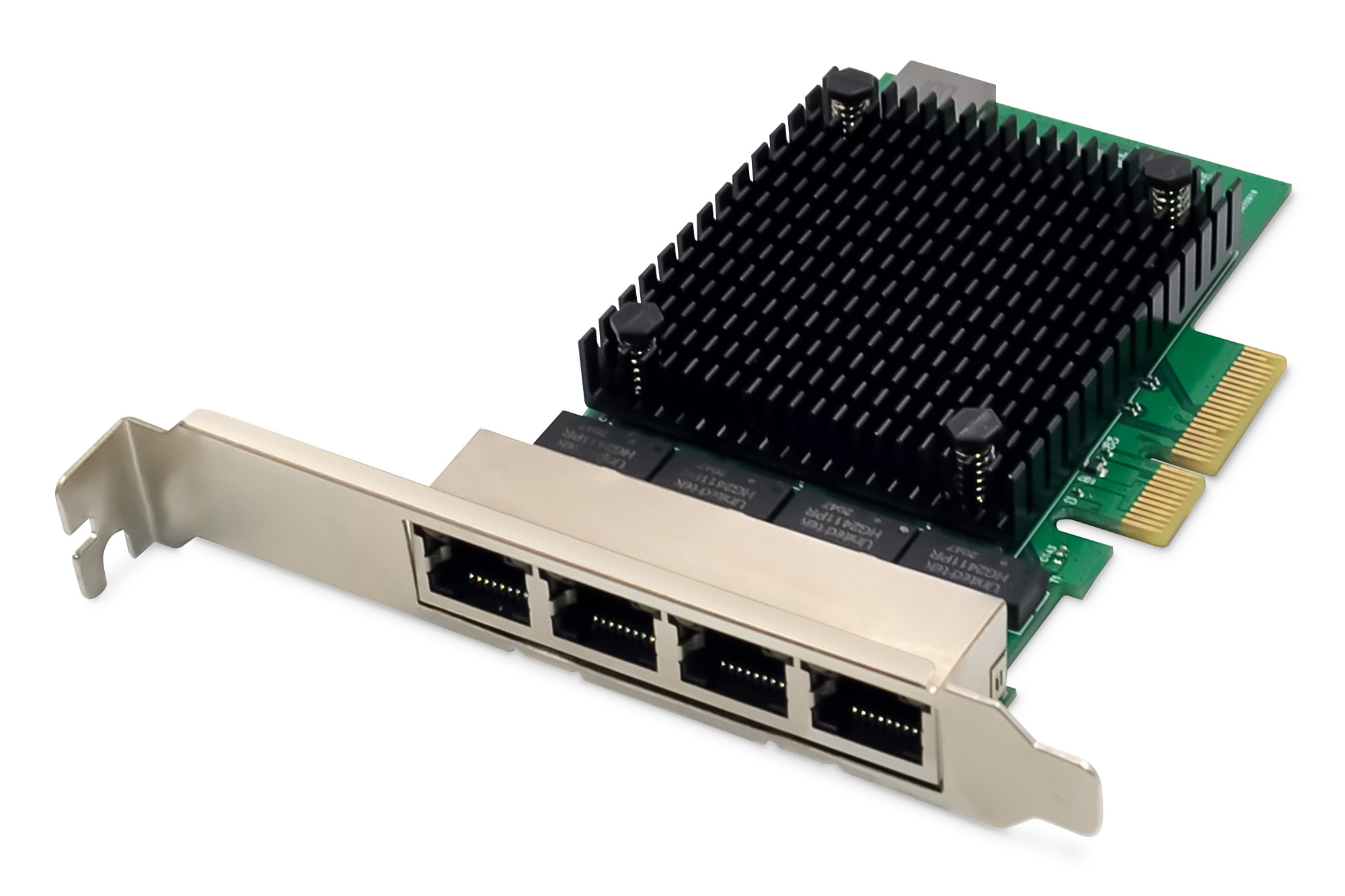 Image of Digitus 4 port 2.5 Gigabit Ethernet network card, RJ45, PCI...