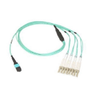 DELL 470-ABPK InfiniBand en Glasvezelkabel 7 m MTP 4x LC Aqua-kleur