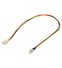 Image of Wentronic PC Fan Power Extension Cable - 3-Pin Male/Female...