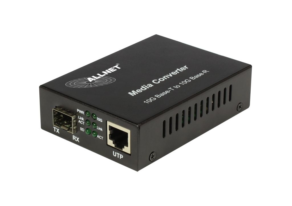 Image of ALLNET ALL-MC109-SFP+ network media converter 10000 Mbit/s Black