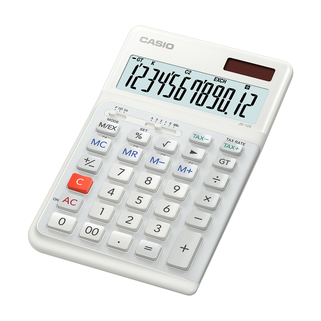 Casio JE-12E-WE calculator Desktop Basic White