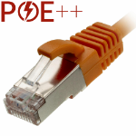 Cablenet 5m Cat6a RJ45 Orange U/FTP LSOH 30AWG Slim Snagless Booted Patch Lead